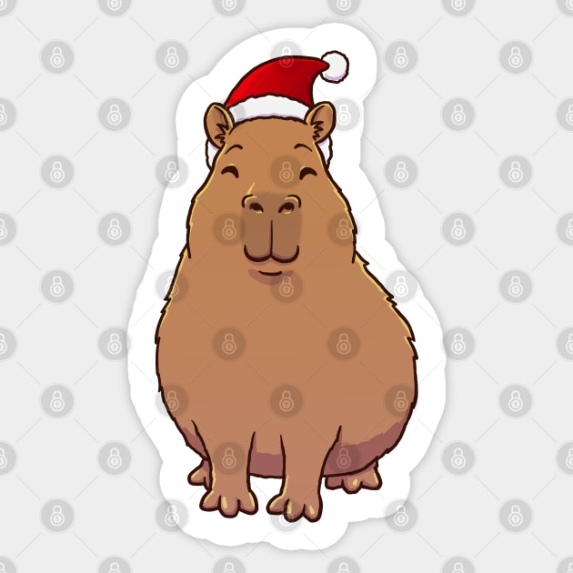 Capybara Christmas Sticker by capydays